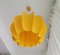 Minimalist Scandinavian Canary Yellow Acrylic Pendant Lamp, 1970s 5