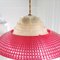 Danish Space Age Red Acrylic Pendant Lamp, 1960s 9