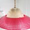 Danish Space Age Red Acrylic Pendant Lamp, 1960s, Image 9
