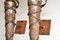 Art Deco Steel, Copper and Glass Sconces, Set of 2 7