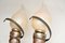 Art Deco Steel, Copper and Glass Sconces, Set of 2 6