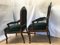 19th Century Louis XV Style Throne Seats in Walnut, Set of 2, Image 3