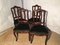 Vintage Louis XV Style Oak Dining Chairs, 1940s, Set of 4 12