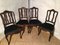 Vintage Louis XV Style Oak Dining Chairs, 1940s, Set of 4 9