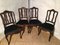 Vintage Louis XV Style Oak Dining Chairs, 1940s, Set of 4, Image 9