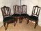 Vintage Louis XV Style Oak Dining Chairs, 1940s, Set of 4 3