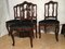 Vintage Louis XV Style Oak Dining Chairs, 1940s, Set of 4, Image 8