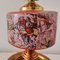 French Country Oil Lamp Style Orange Murano Glass Table Lamp, 1980s, Image 7