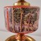 French Country Oil Lamp Style Orange Murano Glass Table Lamp, 1980s, Image 8