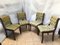 Vintage Mahogany Chesterfield Dining Chairs, Set of 4, Image 3