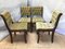 Vintage Mahogany Chesterfield Dining Chairs, Set of 4, Image 18