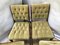 Sedie da pranzo Chesterfield vintage in mogano, set di 4, Immagine 14