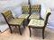 Vintage Mahogany Chesterfield Dining Chairs, Set of 4 9