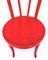 Set of Red Wooden Dining Chairs, 1970s, Image 2