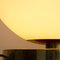 Lampada da tavolo in vetro opalino a forma di pietra con base in ottone, Immagine 5