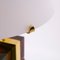 Lampe de Bureau Vintage avec Blocs en Verre de Murano Multicolore, Cadre en Laiton et Abat-Jour en Verre Opalin 5