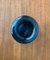 Vase Vintage en Verre Bleu avec Ornement de Sceau 9