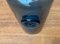 Vase Vintage en Verre Bleu avec Ornement de Sceau 18