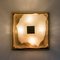 Square Flushmount or Wall Light in Murano Glass from Kalmar, Austria, 1960s, Image 7