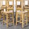 English Oak School Laboratory High Stools, 1950s, Set of 24 3