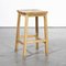 English Oak School Laboratory High Stools, 1950s, Set of 24 1