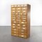 German Oak Stockroom Bank of Drawers, 1950s 6