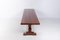 Large Solid Walnut Table, Italy, 1960s, Image 7