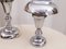 Art Deco Modernist Nickel-Plated Lamps, Set of 2, Image 14