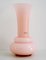 French Pink Glass Flower Vase by Pierre Cardin, 1980s 3