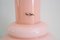 French Pink Glass Flower Vase by Pierre Cardin, 1980s 6