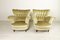 Danish Velour Wingback Lounge Chairs, 1940s, Set of 2 1