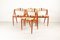 Vintage Danish Teak Model 31 Dining Chairs by Kai Kristiansen for Schou Andersen 1960s, Set of 4, Image 6