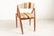 Vintage Danish Teak Model 31 Dining Chairs by Kai Kristiansen for Schou Andersen 1960s, Set of 4 11