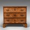 Antique Georgian English Gentleman's Lowboy in Burr Walnut 1