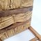 Brutalist Oak & Paper Cord Dining Chairs, 1960s, Set of 6 10