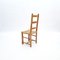 Brutalist Oak & Paper Cord Dining Chairs, 1960s, Set of 6, Image 5