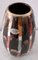 Vintage Multicolored Gloss Glazed Ceramic Vase from Jasba Keramik, 1960s 2