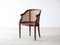 Cane and Mahogany Desk Chair, Image 1