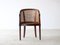 Cane and Mahogany Desk Chair, Image 2