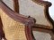 Cane and Mahogany Desk Chair, Image 8