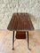 Mid-Century Formica, Brass & Metal TV Side Table on Wheels, 1960s, Image 4