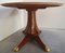Dining Table with Pink Marble Top & Rosewood Base, 1950s 3