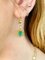 Filigrane Ohrringe aus Smaragd, Diamant und Gelbgold, 2er Set 4