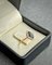 Australian Sapphire, Diamond & Yellow Gold Ring, Image 4