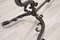 Antique Candelabra in Forged Iron, 1650s, Image 7