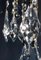 Italian Murano Glass Crystal & Gilt Brass Waterfall Chandelier, 1970s 13