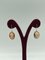 Boucles d'Oreilles avec Camées Néoclassiques Gravées en Or Jaune, Set de 2 1