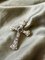 Portuguese Art Deco Crucifix in Diamond, Sapphire & Obsidian, Image 5