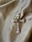 Portuguese Art Deco Crucifix in Diamond, Sapphire & Obsidian 1