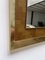 Italian Bamboo and Brass Mirror from Dal Vera, 1970s 8